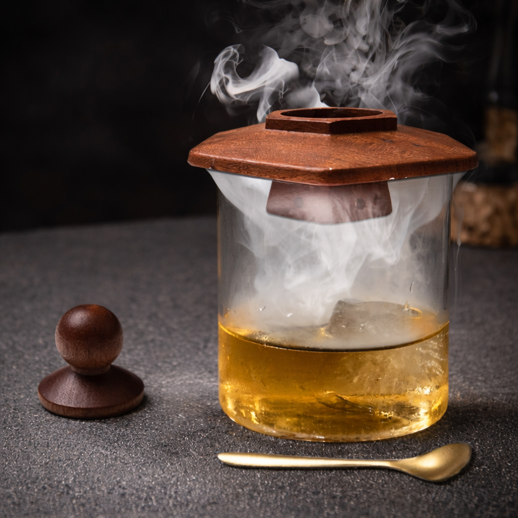 The Old Rituals Cocktail Smoker Kit — Glass-Top Smoker, Torch & 4 Wood Flavors